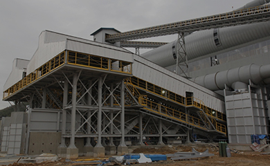Production and installation of the steelmaking plant’s pig machine and raw material mix facility